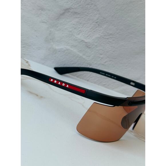 NEW Prada Sport PS B06S Mirrored Sunglasses in Orange $548 main image 6